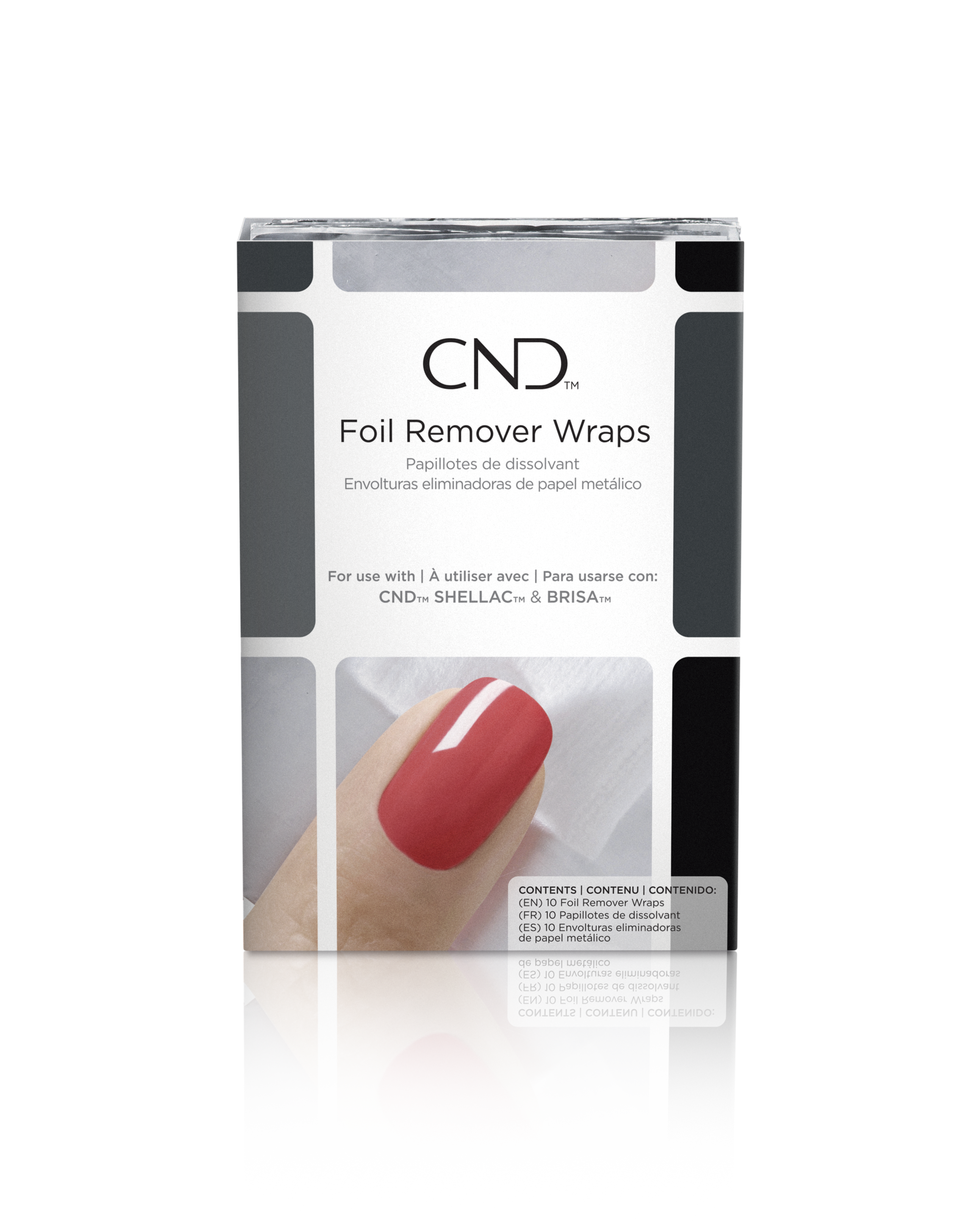 CND Shellac Foil Remover Wraps 10pzas