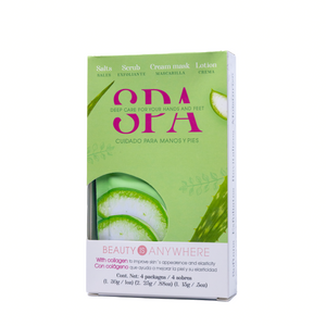 Kit Spa Manicura y Pedicura Aloe Vera 4 Sobres